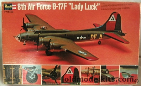 Revell 1/72 Boeing B-17F Flying Fortress 'Lady Luck' 8th Air Force, H209-200 plastic model kit
